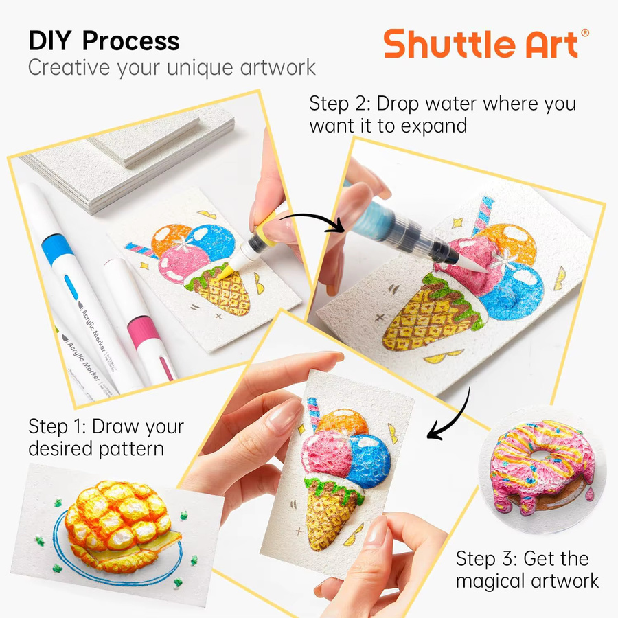 3D-Holzzellstoff Texturpapier mit Baumwollstruktur für DIY Kunsthandwerk und Dekoration - Bild 3