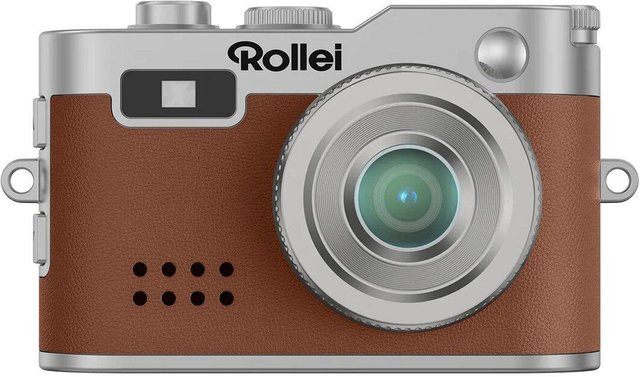Rollei Mini Digitalkamera Kompaktkamera in Braun mit USB-C Anschluss - Bild 1