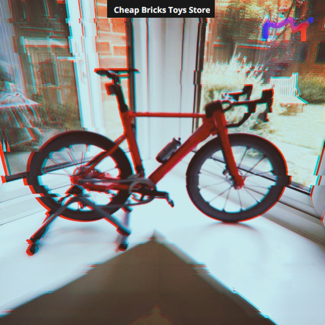Moc Rennrad Bausteine, Replik-Fahrrad Ausstellungsmodell, 1.015 Teile - Bild 1