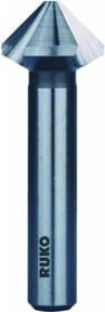 RUKO Kegel- und Entgratsenker DIN 335 Form C 90 Grad HSS geschliffen in Silber, Senkerdurchmesser: 2,0 mm - Bild 1