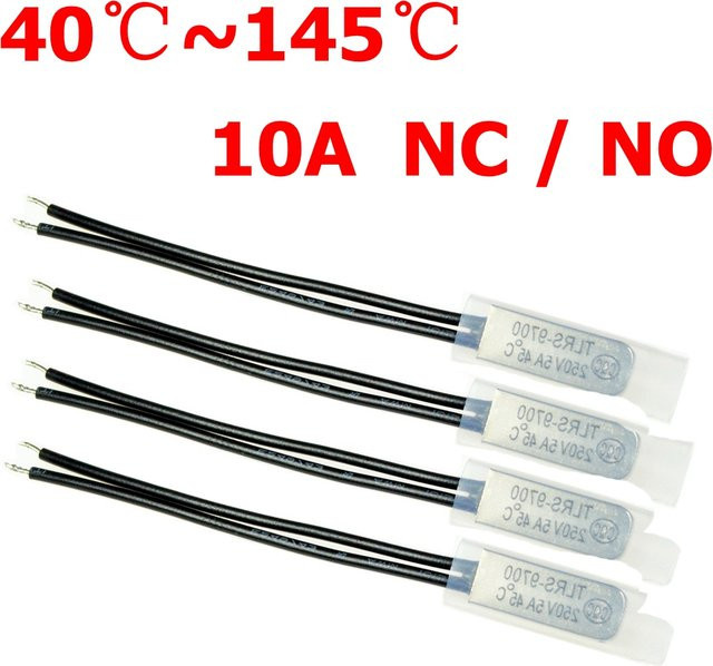 WYWBEY Thermoschalter Temperatursensor Thermostat Temperaturregler 10A mit NC oder NO Funktion - Bild 1