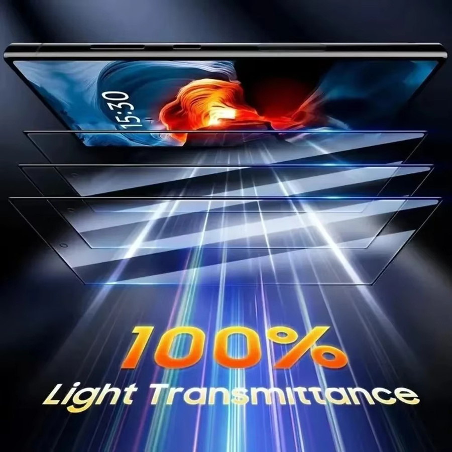 4in1 Schutzset für Samsung S26 S25 Edge S24 Ultra mit gehärteter Glasfolie und Linsenschutz in Transparent - Bild 2