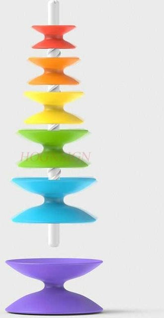 Binchi Regenbogen Turm Kreisel, Stapeln, ab 3 Jahre - Bild 1