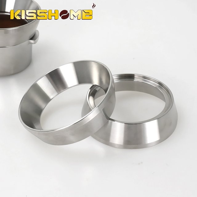 Kisshome Kaffee Dosierring aus Edelstahl in Silber für Breville Siebträger Espresso Maschinen, Durchmesser: 54 mm - Bild 1