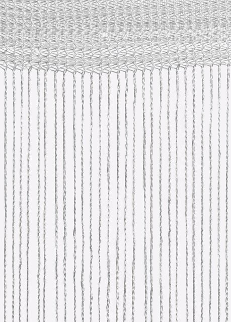 Fadenstore Heine Home in Weiß aus 100% Polyester, transparent mit Strings, Höhe: 245 cm, Breite: 145 cm - Bild 1