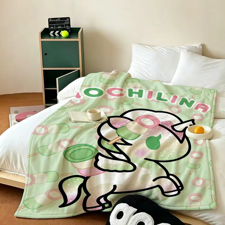 t-tokidoki Überwurfdecke aus weichem Flanell-Fleece in Multicolour - Bild 2