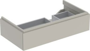 Geberit Waschtischunterschrank Xeno2 Wandhängend in Beige/Grau B/T/H: 88 x 46,2 x 46,2 cm - Bild 1