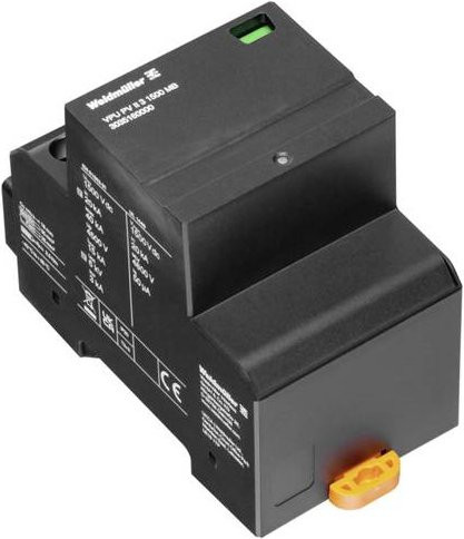 Weidmüller Überspannungsableiter VPU PV II 3 1500 MB Schwarz - Bild 1