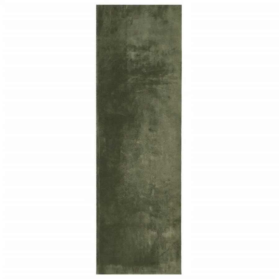 vidaXL Teppich Huarte Kurzflor in Grün, modern und waschbar, B/T: 80 x 250 cm - Bild 2