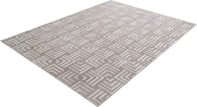 Kayoom Teppich Calma in Beige mit modernem Winkelmuster, B/T: 200 x 290 cm - Bild 1