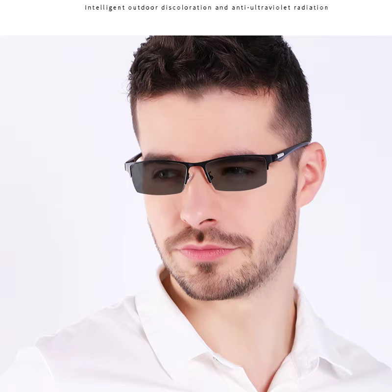 EVUNHUO Progressive Lesebrille, Titan, rectangular, black, Männer - Bild 3