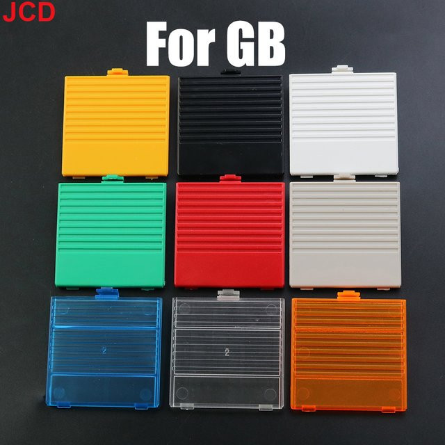 JCD Ersatz-Batteriefachabdeckung für Gameboy Classic GB DMG GBO in Transparent oder Multicolour - Bild 1