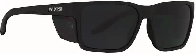 Pit Viper The Exec Sonnenbrille, Vollrand, Square, Kunststoff, Black, Unisex - Bild 1