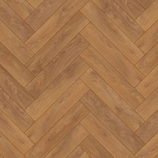 Kronoflooring Herringbone Laminat NK32 Harlech Oak in Braun, 8 mm Dicke, wasserfest und in Holzoptik - Bild 1
