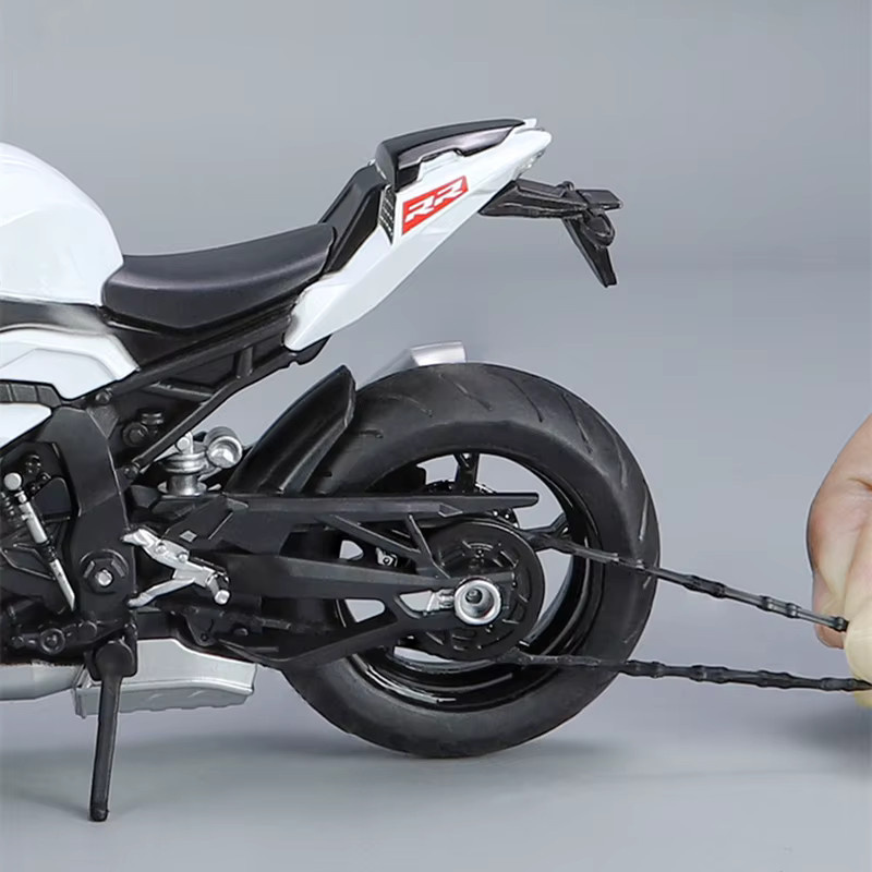 MAKEDA S1000RR M Version Racing Motorrad Modell, Diecast Legierung Metall, 1:12, mit Sound und Licht - Bild 5