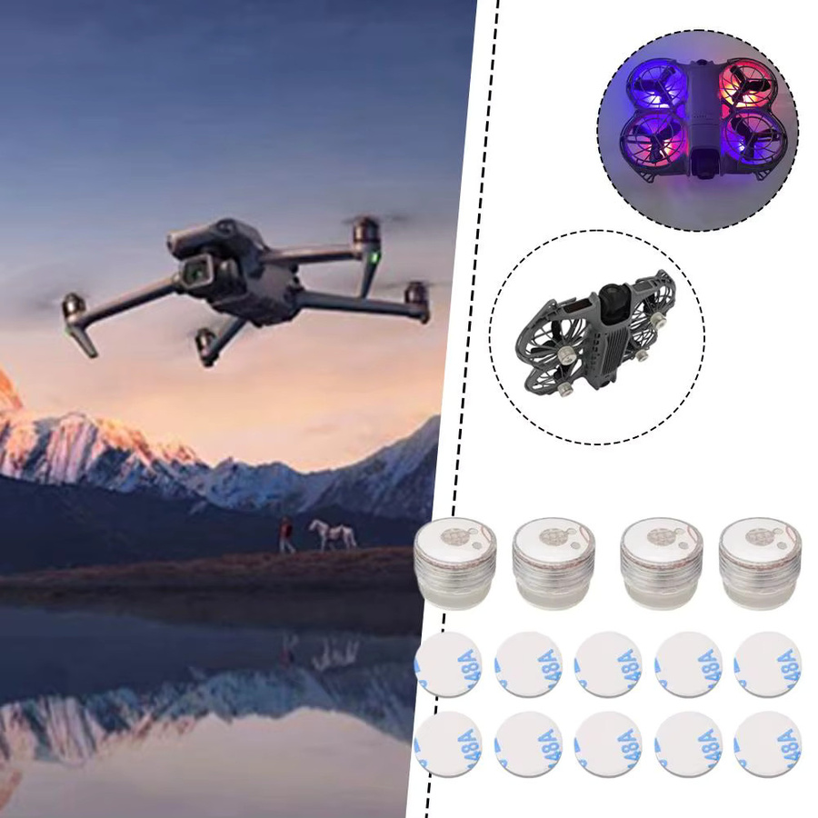 DJI Neo2 Mini Stroboskoplicht Set mit farbigen LED-Nachtnavigationslichtern für Drohnen-Zubehör in Multicolor - Bild 1