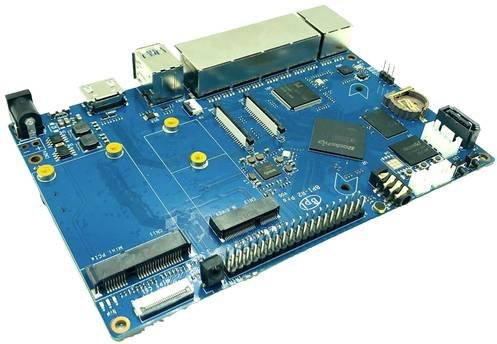 Banana Pi BPI-R2 Single Board Computer mit 2GB RAM und 4 x 2GHz Prozessor in Blau - Bild 1