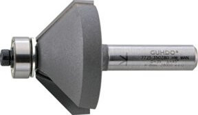GUHDO HW-Fasefräser D35 l18 45 Grad Z2 S8 in Grau - Bild 1