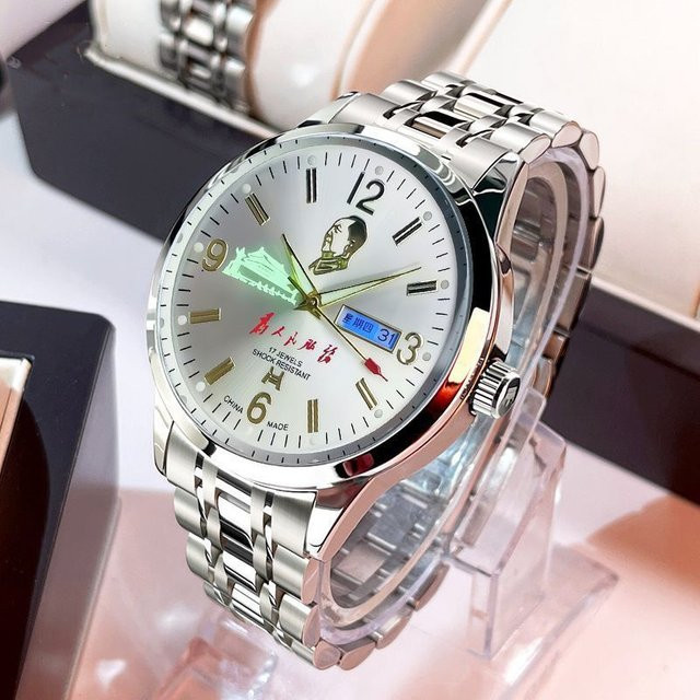 STARPERISH Armbanduhr Quarz, Edelstahl, Silber, Unisex - Bild 1