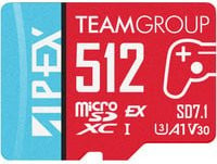 Team Group APEX SD7.1 SDXC Speicherkarte, 512 GB, V30, Multicolor - Bild 1