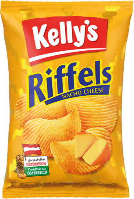 Kelly's Riffels Nacho Cheese 130 g - Bild 1