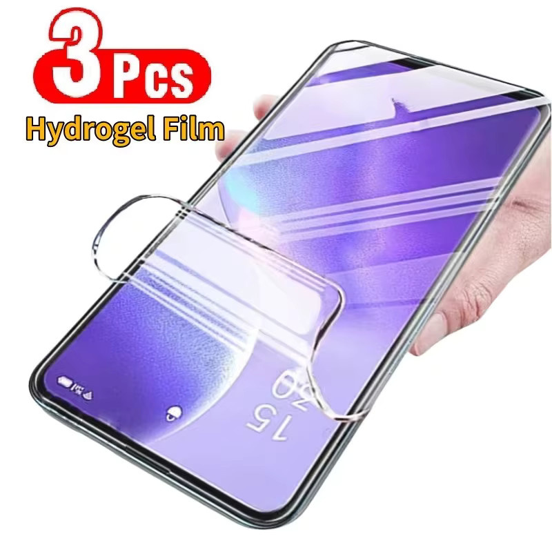 3er-Pack Hydrogel-Displayschutzfolie für Vivo V40 V50 Lite V40 SE Pro V50e V40e, transparente Vollabdeckung - Bild 5