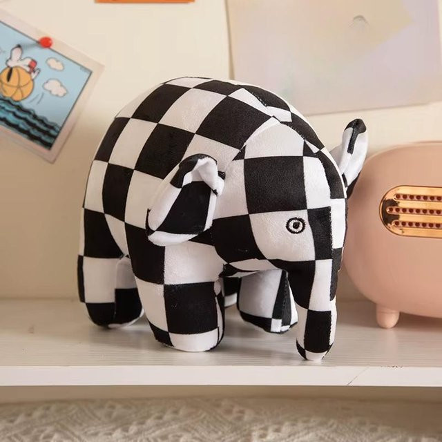Kidsly Elmer Elefant Figur Plüschtier, ab 14 Jahren - Bild 1
