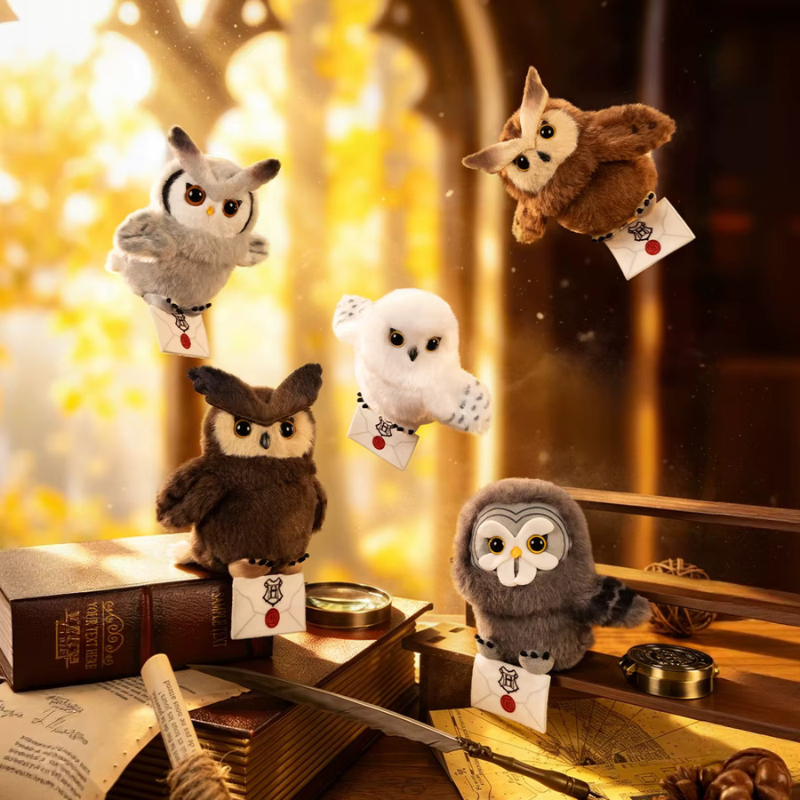 POP MART Harry Potter Eulen-Plüsch-Anhänger Blind Box - Bild 3