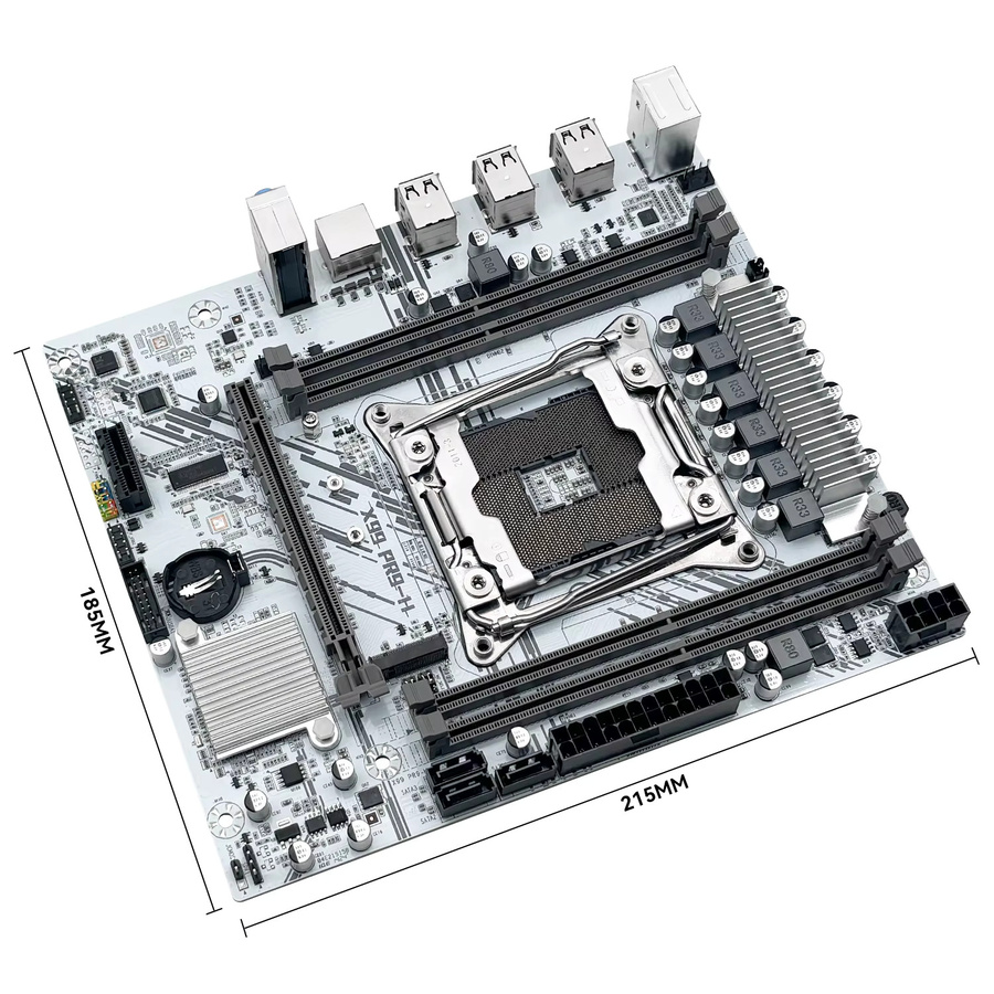 MACHINIST X99 Motherboard-Kit Weiß mit Xeon E5 2640 V4 CPU, 16GB DDR4 RAM und NVME/SATA M.2 PR9-H Combo, LGA 2011-3 - Bild 3