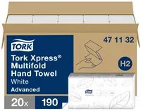 Tork Xpress Advanced Papierhandtücher Weiß B: 21,3 cm, L: 23,4 cm - Bild 1
