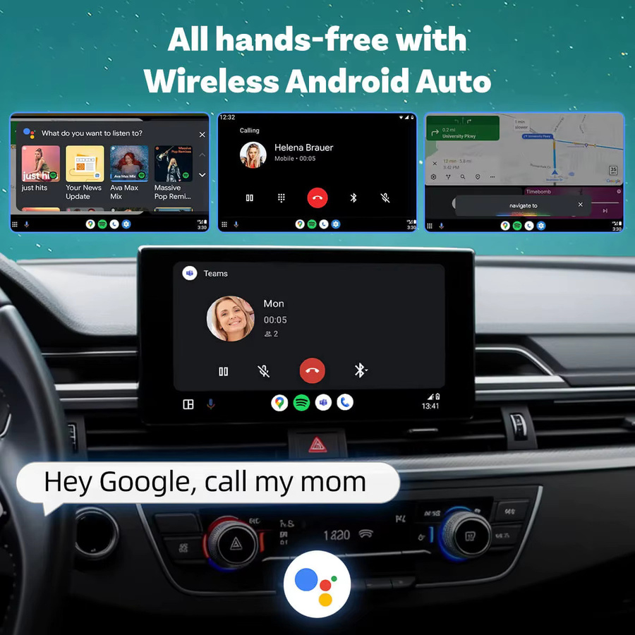 OTTOCAST A2Air Wireless Android Auto Adapter mit NFC-Verbindung als kabelloser USB-Dongle für Audi, Porsche, Benz, Volvo und Toyota - Bild 4