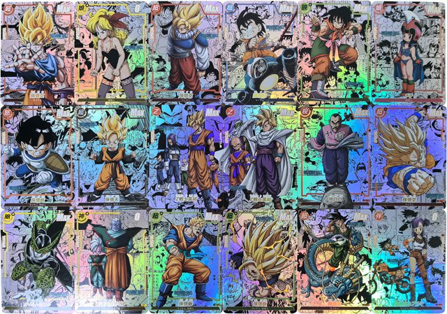 Bandai Dragon Ball Sammelkarten, 18-teiliges Set - Bild 1