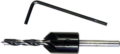 Connex Aufstecksenker mit Holzbohrer, Durchmesser: 16 mm, Tiefe: 5 mm, schwarz - Bild 1
