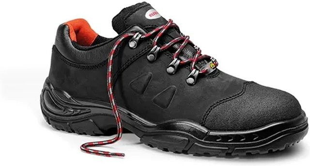 Elten Sicherheitshalbschuh Till Low ESD S3 aus Rindleder in Schwarz Gr. 46 - Bild 1