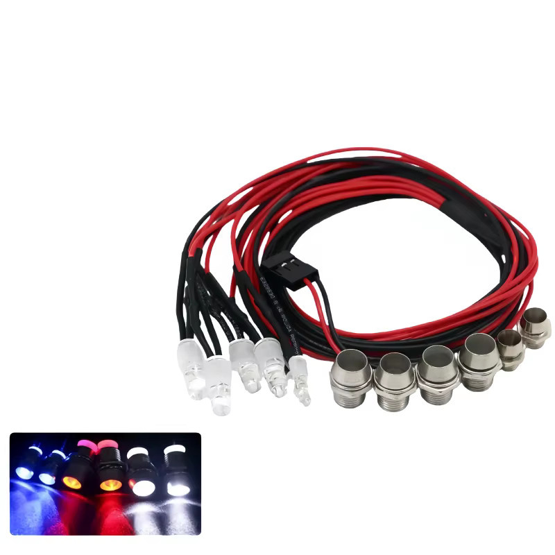 KePaQi RC Universal-Fernbedienung, Modellscheinwerfer, 1-Punkt, 2/4/6/8 LED-Modellscheinwerfer - Bild 3