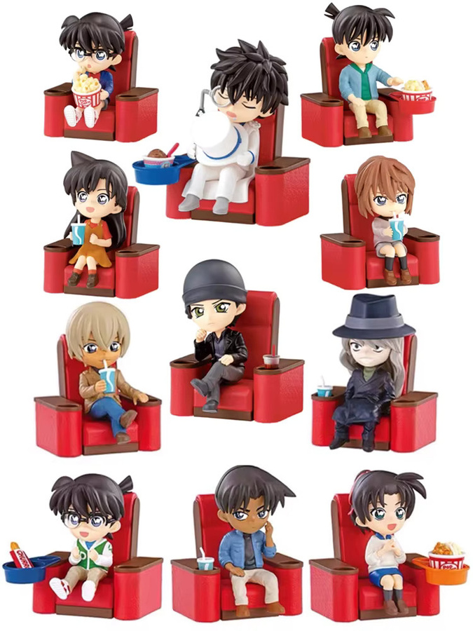 RE-MENT Detektiv Conan Kino Blind Box Sammelfiguren in Blau und Bunt/Mehrfarbig - Bild 1