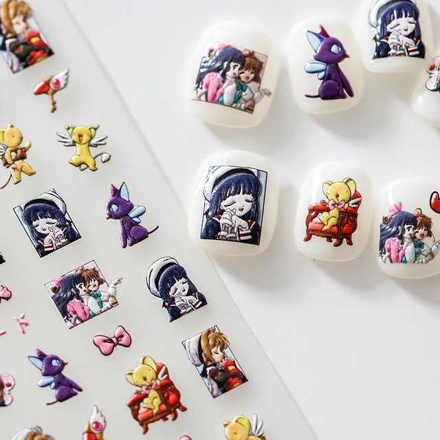 Bandai Cardcaptor Sakura Nagelaufkleber, Glänzend - Bild 1