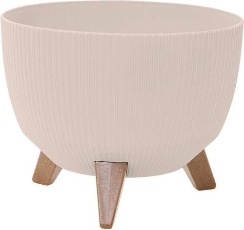 Siena Garden OSLO STRIPE LA963-05 Pflanzgefäß aus Polypropylen in Beige - Bild 1