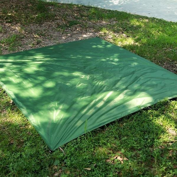 Good Luck Zuo Wasserdichte Markise als ultraleichte Plane für Garten, Camping und Strand, Farbe: Grün, B/B/B: 310 x 310 cm - Bild 3
