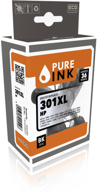 HP301BKXL Druckerpatrone von HP in Schwarz - Bild 1