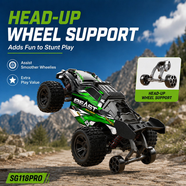 ZNLYRION RC Auto Monster Truck SG118PRO MAX, 1:18 Maßstab, mit LED-Lichtern, ab 14 Jahren - Bild 1