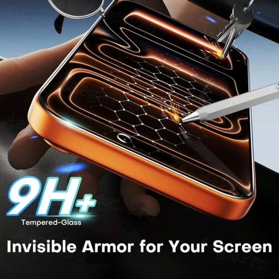 2 Stück Sichtschutzfolie aus gehärtetem Glas mit Installationswerkzeug für Samsung Galaxy A56 A36 A26 A55 A16 A06 in Transparent - Bild 4