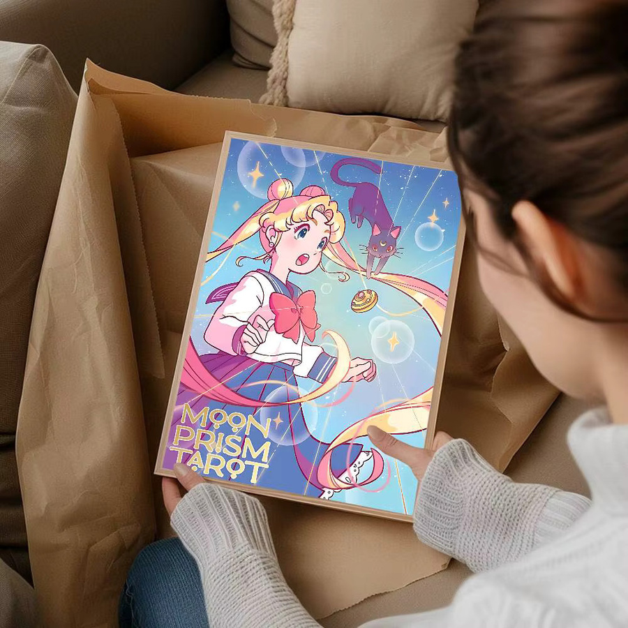 Vintage Sailor Moon Anime Poster Potdemiel im Portraitformat ohne Rahmen - Bild 5