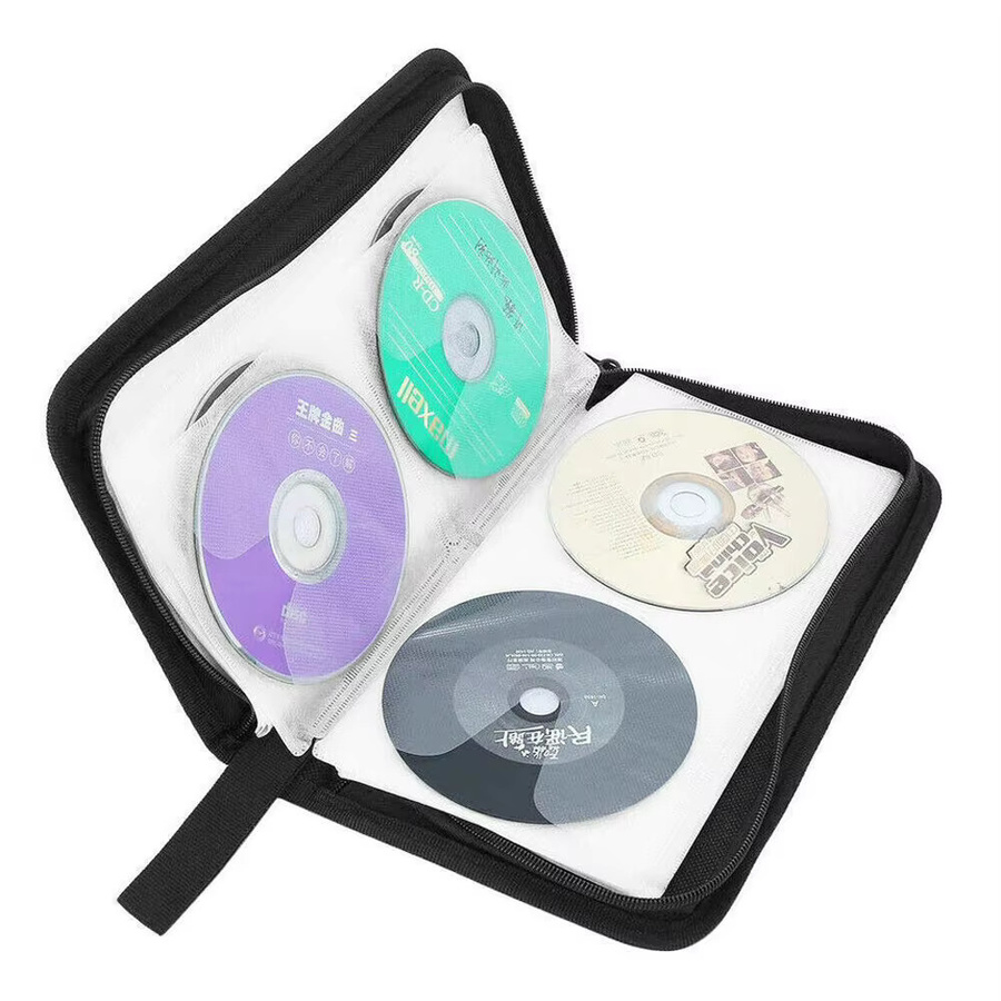 ALLOET Tragbare CD-DVD-Aufbewahrungstasche mit Reißverschluss und staubdichter Schutzhülle als Organizer - Bild 3