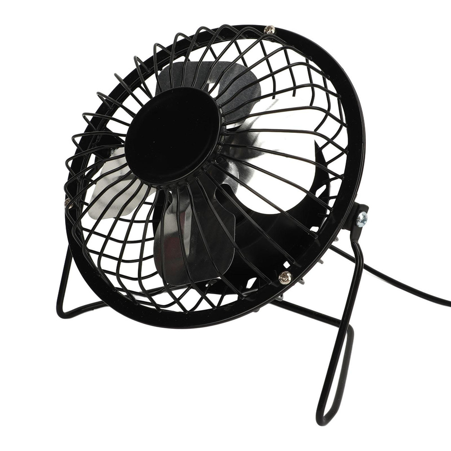 Solarpanel-betriebener Ventilator mit USB-Anschluss, 5 W, 360 Grad verstellbar, ideal für Gewächshaus, Hühnerstall und Hundehütte im Freien von mfySpace - Bild 3