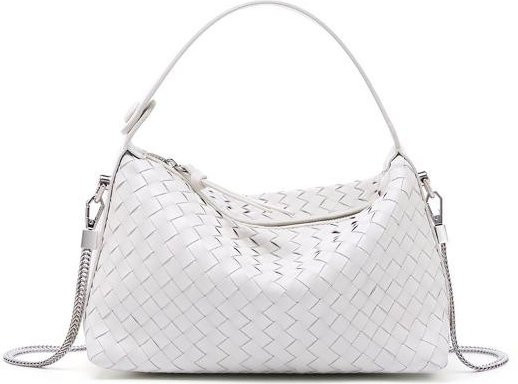 JMG Bags Umhängetasche Leder, weiß, Damen - Bild 1
