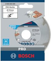 Bosch Diamanttrennscheibe Best for Marble für Stein, Durchmesser: 115 mm, Bohrung: 22,23 mm, Dicke: 2,2 mm, Breite: 3 mm - Bild 2