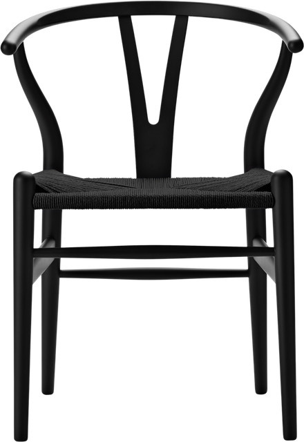 Carl Hansen & Søn CH24 Y Wishbone Stuhl in Schwarz Matt - Bild 1