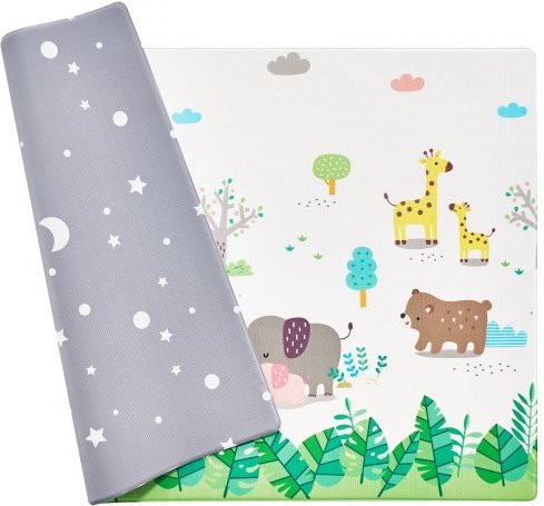 VEVOR Baby-Spielmatte, rutschfeste und wasserdichte Krabbelmatte, weich gepolstert und wendbar, B/T/H: 139,7 x 208,3 cm - Bild 1