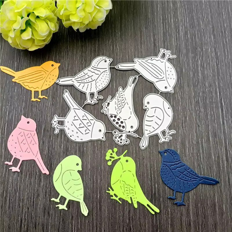 Vogel Metall Stanzformen Schablonen Set für DIY Scrapbooking und Kartenherstellung - Bild 1